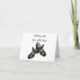 CARTE LES CHAUSSURES TAP SONT EN TRAIN DE SALUER CET ANN