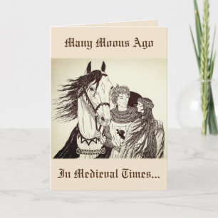 Carte "Les Chevaliers Courtisent Les Maidens !"