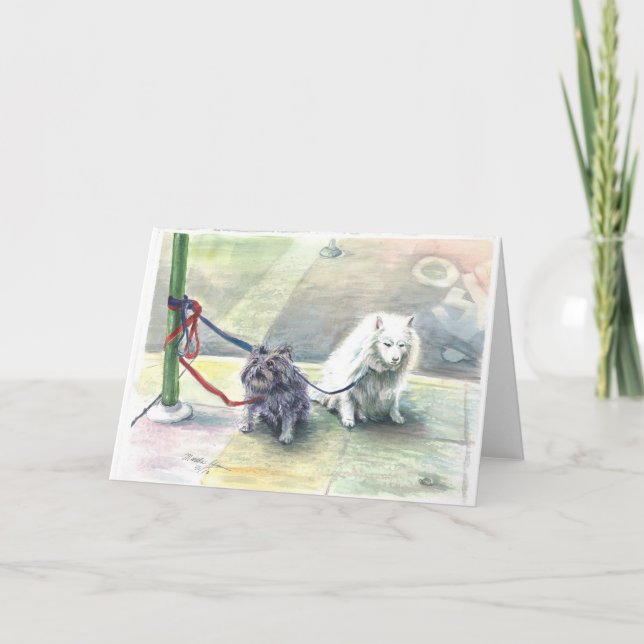 Carte Les chiens obéissants (Devant)