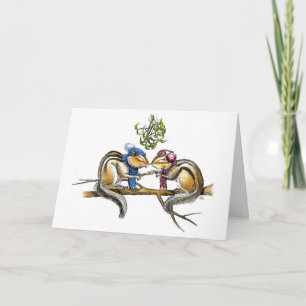 Carte Les Chipmunks sous le mélèze