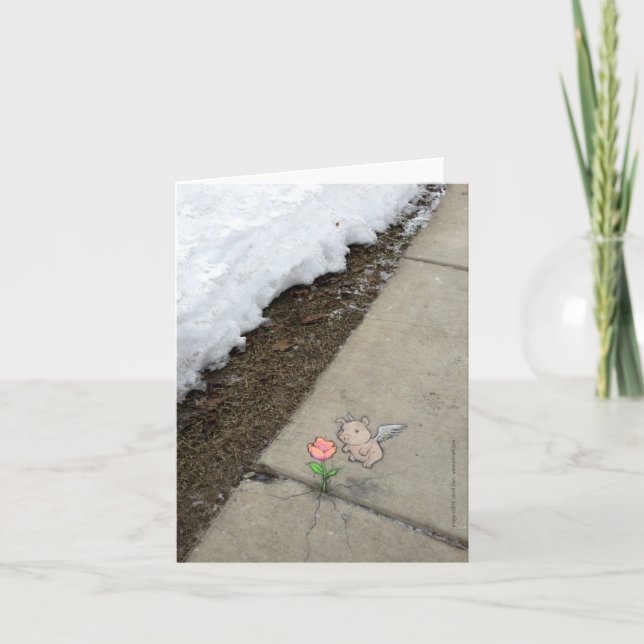 Carte les choses aussi improbables que le printemps (Devant)