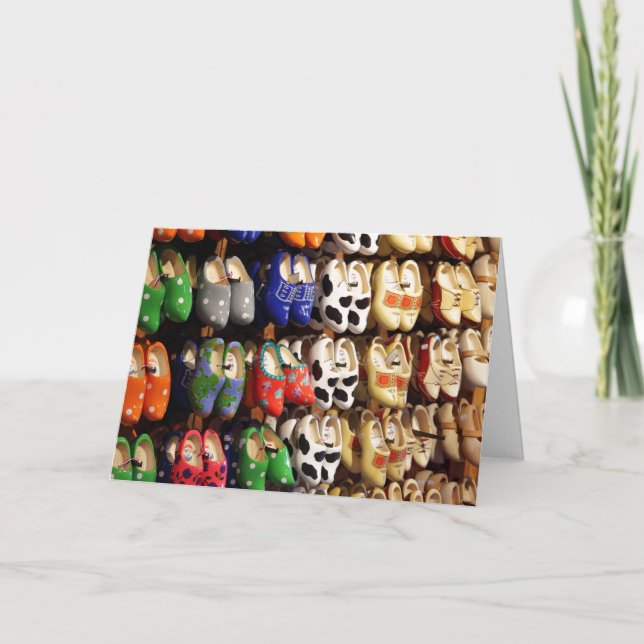 Carte Les Clogs Hollandais, (Devant)