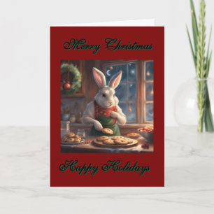 Carte Les cookies de Noël de M. Bunny 