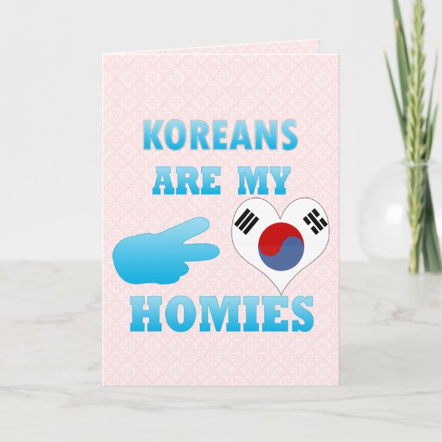 Carte Les Coréens sont mes Hommes (Devant)