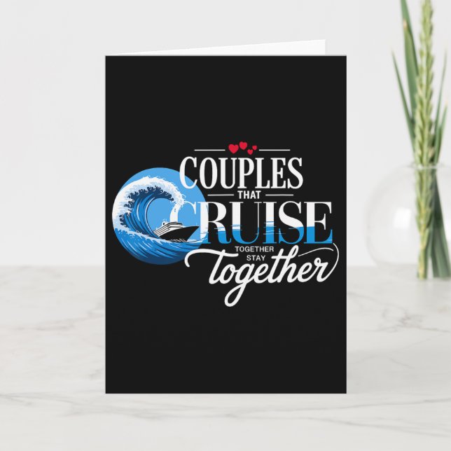 Carte Les couples qui font une croisière ensemble resten (Devant)