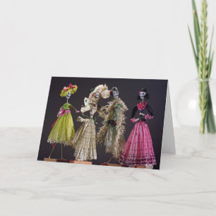 Carte Les dames du Jour des morts, de Oaxaca