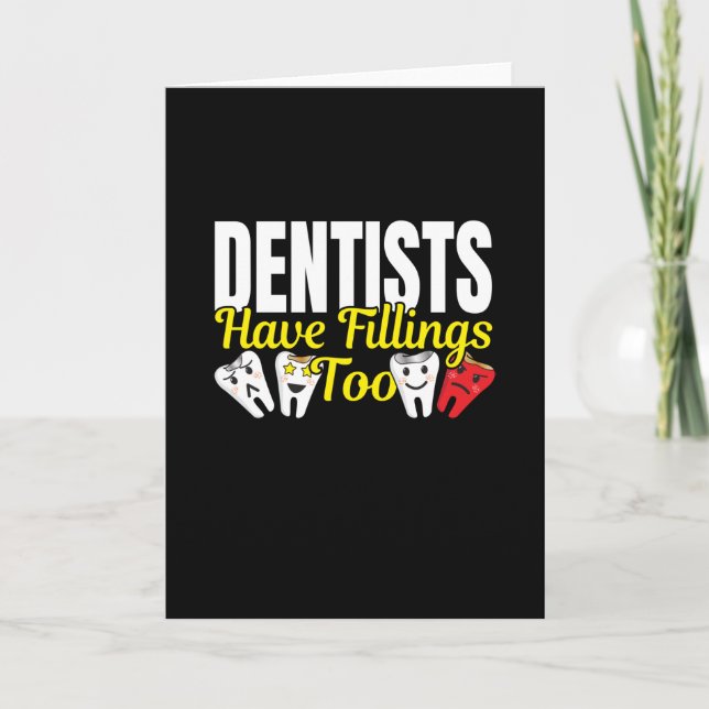 Carte Les dentistes ont aussi des plombages - Sentiments (Devant)
