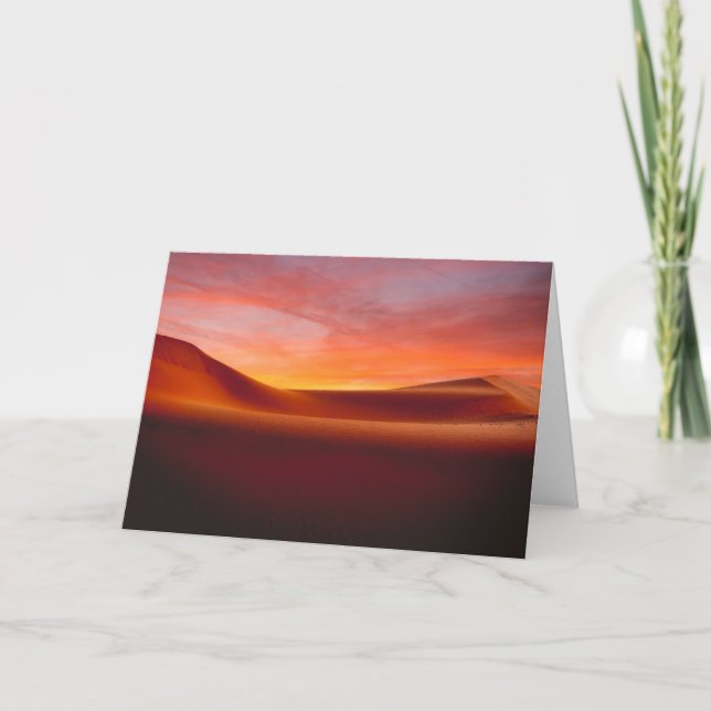 Carte Les déserts | Paysage du désert de Rolling (Devant)