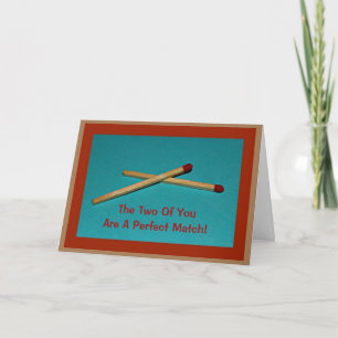 Carte Les Deux Sont Un Mariage Parfait