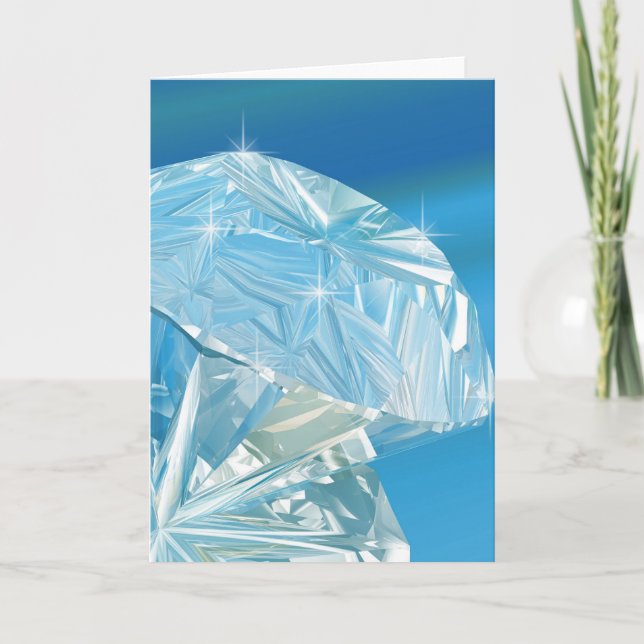 Carte les diamants sont la meilleure amie de la fille (Devant)