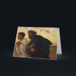 Carte Les disciples Peter et fonctionnement de John<br><div class="desc">Les disciples Peter et John courant à la tombe le matin de la résurrection,  c.1898 %pipe % par emplacement d'art d'Eugene Burnand | : Musee d'Orsay,  nombre de collection suisse d'image de l'artiste | de Paris,  France | : XIR82875</div>