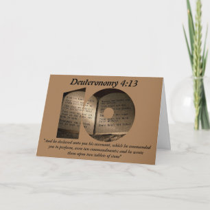 Carte Les dix commandements