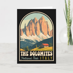 Carte Les Dolomites Italie Ski Randonnée Cyclisme Escala