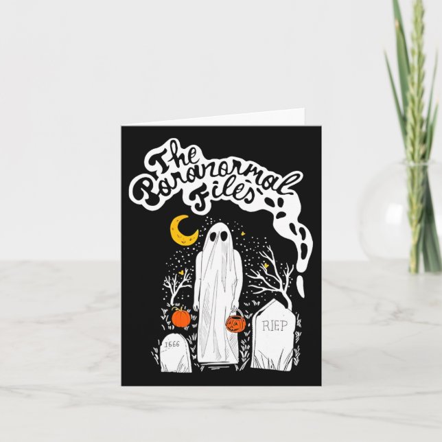 Carte Les dossiers paranormaux Fantôme de cimetière  (Devant)