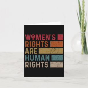 Carte Les droits à l'égalité des femmes sont des droits