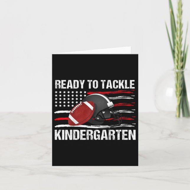 Carte Les Enfants Prêts À S'Attaquer À La Maternelle Pre (Devant)