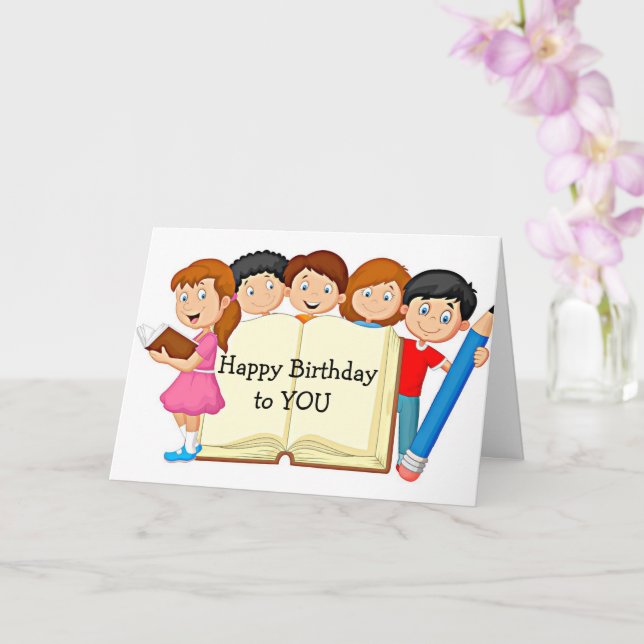 CARTE LES ENFANTS SONT TOUS D'ACCORD SUR LE FAIT QUE VOU (Orchidée)