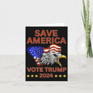 Carte Les États-Unis Votent Trump 2024 Nous, Le Peuple, 