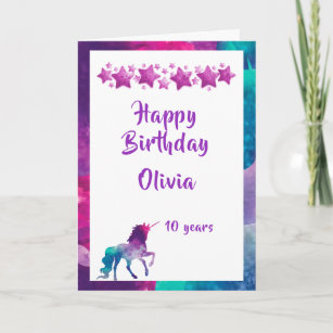 Cartes 10 Ans D Anniversaire Zazzle Fr