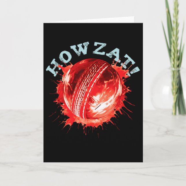 Carte Les fans de cricket S Howzat! Cricket Ll S Effet d (Devant)
