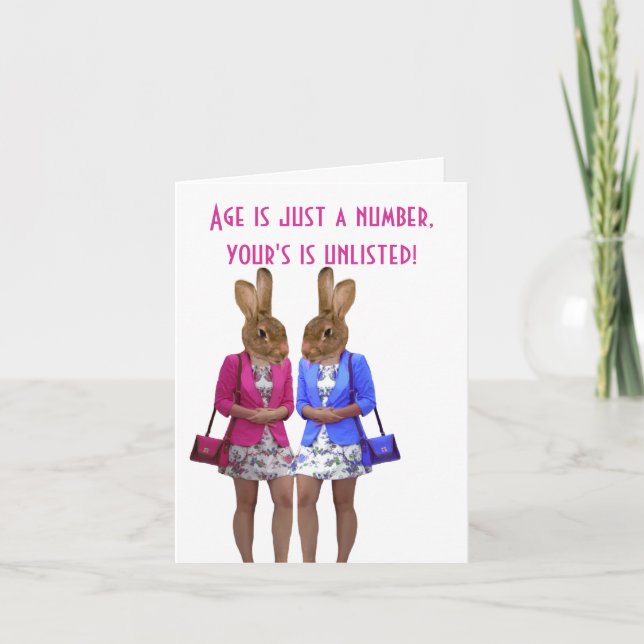 Carte Les femmes amusantes vieillissent en disant la car (Devant)