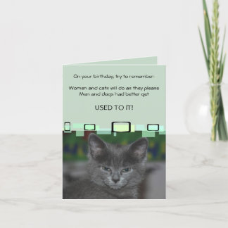 Carte Les Femmes Et Les Chats Feront Ce Qu'Ils Veulent