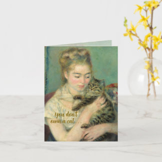 Carte Les femmes et les chats/ ils vous possèdent