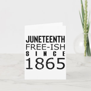 Carte Les femmes gèlent Juneteeth depuis 1865 Histoire d