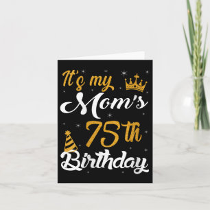 Carte Les Femmes Joyeuses De Mes Moms 75e Anniversaire 1