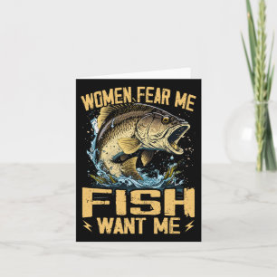 Carte Les femmes me font peur Poissons veulent de moi la