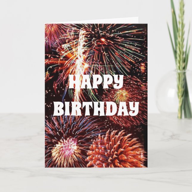 CARTE LES FEU NE SUFFISENT PAS POUR DIRE UN JOLI ANNIVER (Devant)