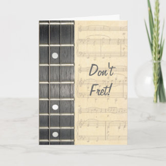 Carte Les ficelles Fretboard de banjo ne rongent pas la