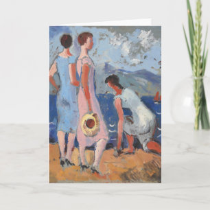 Carte Les filles face à la mer   Christopher Wood