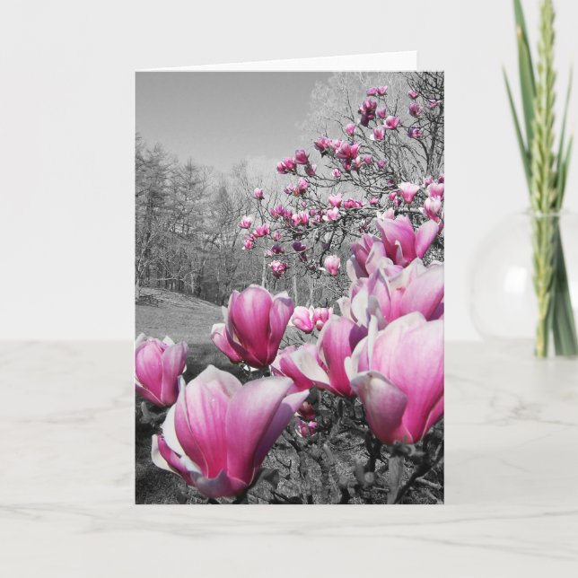 Carte Les fleurs du printemps (Devant)