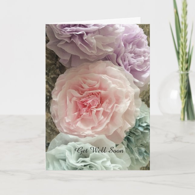 Carte Les Fleurs Filtres De Café Se Font Bien Bientôt (Devant)