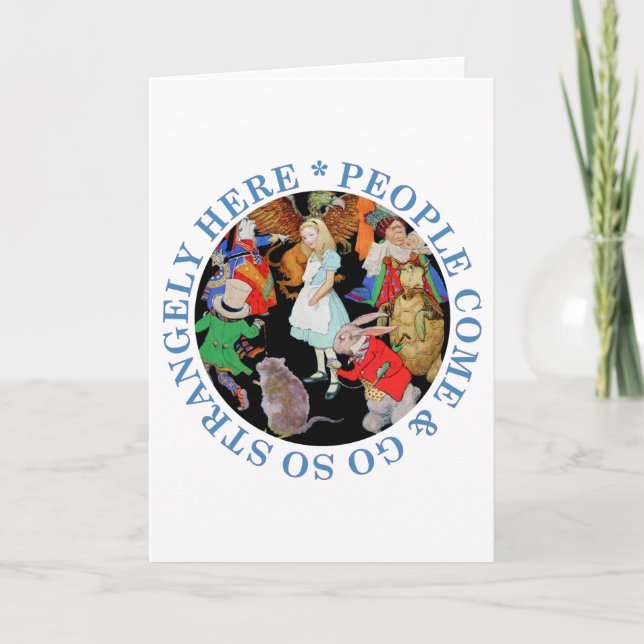 Carte Les gens viennent et vont tellement étrangement (Devant)