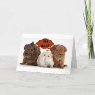 CARTE LES GERBILS SONT SI PRÊTS À CÉLÉBRER "VOTRE ANNIVE