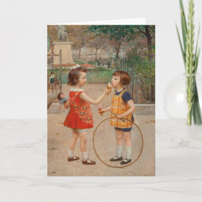 Carte Les Glaces du Jour | Victor Gabriel Gilbert (Devant)