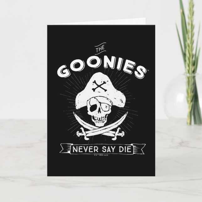 Carte Les Goonies "Ne jamais dire mourir" Pirate Badge (Devant)
