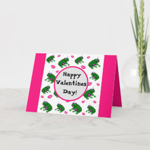 Carte Les Grenouilles Et Les Baisers À Lipstick Les Vale