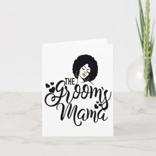 Carte Les Grooms Mama Chemise Noire Mariée Mariage Maman