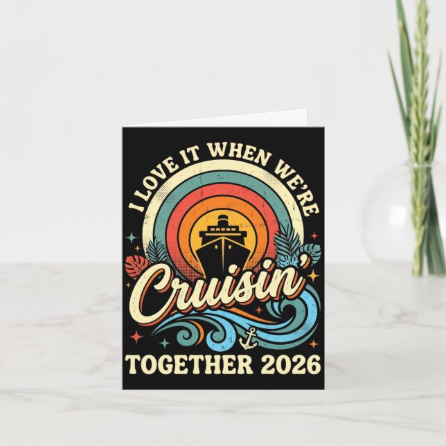 Carte Les hommes aiment quand ils naviguent ensemble 202 (Devant)