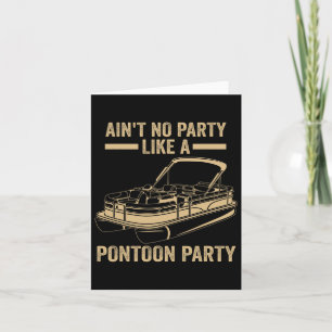 Carte Les hommes ne font pas la fête comme un ponton de 