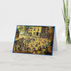 Carte Les "jeux des enfants" de Pieter Bruegel - 1560