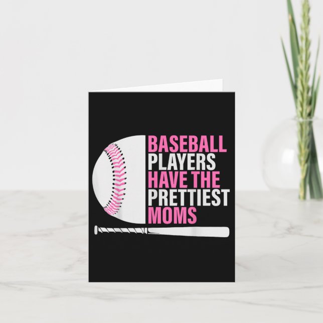 Carte Les Joueurs De Baseball Ont Les Plus Belles Moms B (Devant)