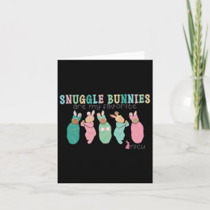 Carte Les lapins De Poussée Sont Mon Infirmière De Nicu