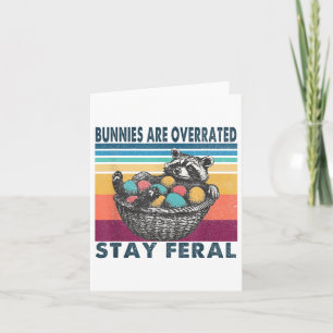 Carte Les lapins Sont Surclassés Séjour Feral Funny Pâqu