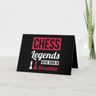 Carte les légendes des échecs sont nées en décembre cade