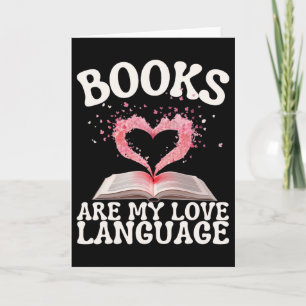 Carte Les livres sont mon langage de l'amour Lectrice am
