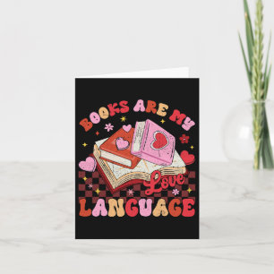 Carte Les livres sont mon langage de l'amour Lectrice am